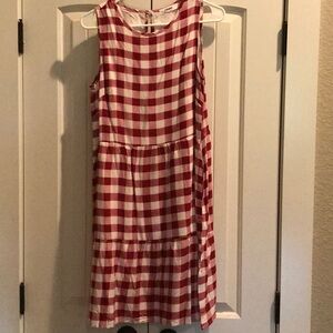 Red Gingham dress *